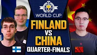 Finland vs China | 2v2 World Cup w/ T90