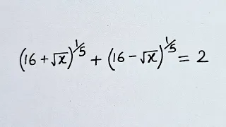 A nice math Olympiad question| Solve for x#maths #matholympiad