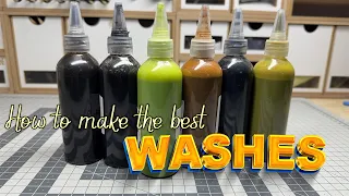 How to Make the BEST washes for Terrain building - Beginners Guide