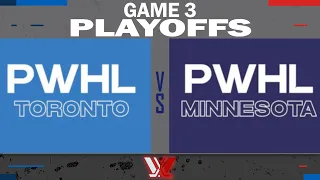 PWHL Playoffs - Semi-Finals: Minnesota vs. Toronto - Game 3 Highlights