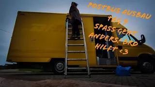 Postbus/DHL Koffer ausbauen Tag 9 ~ Es macht keinen Spass