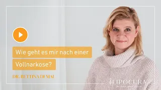 Wie geht es mir nach einer Vollnarkose? | LIPOCURA®