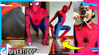 Os VÍDEOS Mais DIVERTIDOS Do HOMEM ARANHA! TENTE NÃO RIR