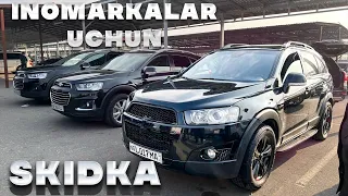 Captiva Malibu Tracker Narxlari 2024-yil 8-yanvar  Каптива Малибу Трекир нархлари Андижон Мошина