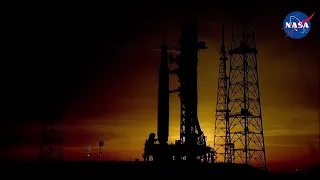NASA's Artemis 1 at Sunset, April 3rd, 2022 *Timelapse*