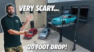 This is how we get cars into our new dream garage...