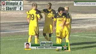 Olimpia Bălți 0-5 Sheriff Tiraspol Divizia națională turul 4 2013/2014