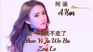 Shuo Yi Ju Wo Bu Zou Le 说一句我不走了 Lyrics Pinyin - A Han 阿涵 ( MANDARIN SONG )