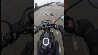 Motorcycle training on Suzuki GSX-S125 abs