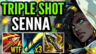 SENNA, BUT I SHOOT 3 LASERS WITH EVERY AUTO (TRIPLE SHOT SENNA IS BUSTED)