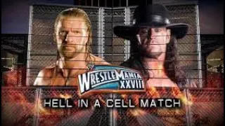 WWE 2K23 The Undertaker vs Triple H a hell in a cell match.#gaming #wwe2k23 #wwe