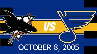 Blues Highlights: Sharks at Blues: October 8, 2005