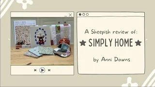 A Sheepish Book Review : "Simply Home" by Anni Downs