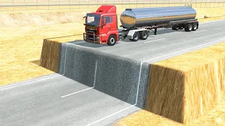 Cars vs Unfinished Road #5 – BeamNG.Drive