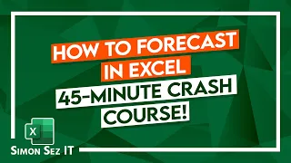 Basic Forecasting in Excel Tutorial (SLOPE, INTERCEPT, FORECAST.LINEAR, TREND, Forecast Sheets)