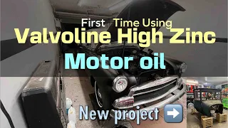 Valvoline High Zinc Racing Oil for flat tappet cam. 1926 Model T Project incoming!