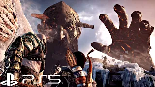God of War PS5 - Final Boss Fight Vs Son of Odin and GIANT (PS5 Gameplay) 4K Ultra HD