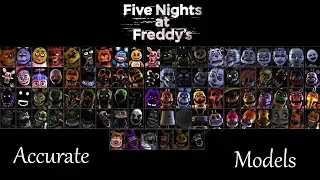 Most Accurate FNaF SFM Models 2018 (Outdated, Watch 2021 Ver.)