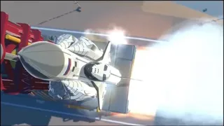Launch Buran space shuttle