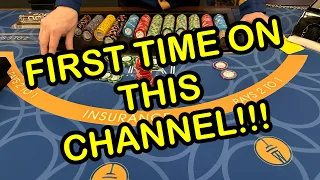 BLACKJACK in LAS VEGAS!! DOUBLE SESSION! FIRST TIME ON THIS CHANNEL!!