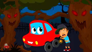 Halloween Special Scary Woods Spooky Song for Kids by Little Red Car