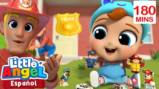 ¡Quiero ser Policía y Bombero! | Canciones Infantiles🎵| Juega y aprende | Moonbug Español