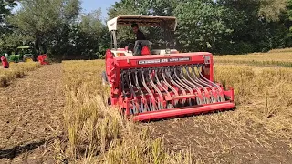 Swaraj 969 With Dasmesh Super Seeder. @Dasmesh Group