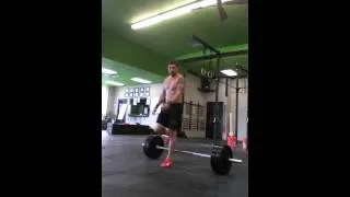 20 min Emom 1 snatch odd 5 strict pull ups even