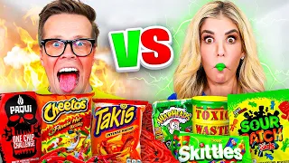 Spicy vs Sour Challenge