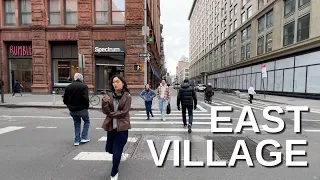 NEW YORK CITY Walking Tour [4K] - EAST VILLAGE