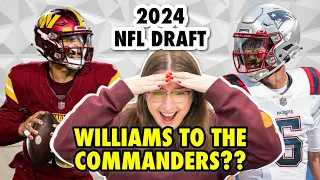 2024 NFL MOCK DRAFT - CRAZY TRADE SCENARIOS!!!