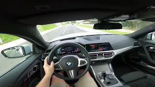 2022 BMW 2 Series Coupe 220i (185HP) POV Test Drive by Supergimm45