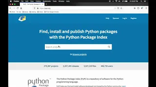 Getting ready to learn Python, Mac edition #6: Download packages with pip