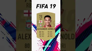 Trent Alexander-Arnold - FIFA Evolution (FIFA 17 - FIFA 22)