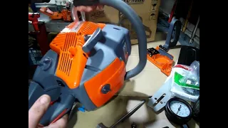 Oleo-mac GSH 56(51) Efco 560(510)- конкурент Stihl MS 180 но мощнее. Часть 1