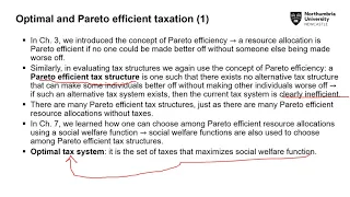 SM9628 - Lecture 17 - Optimal taxation