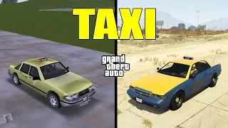 Evolution of TAXI in GTA games!