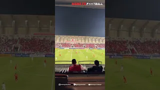 Reaksi Santai Erick Thohir & Menpora Dito Saat Nonton Indonesia Vs Jordania. Selebrasi Gol Marselino