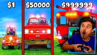 From $1 FIRE TRUCK to $1,000,000 in GTA 5! (WOW!)