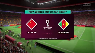 FIFA 23 | China PR vs Cameroon - FIFA World Cup Qatar 2022 | Gameplay
