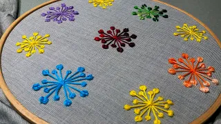 Hand Embroidery: Kashmiri Ball Stitch