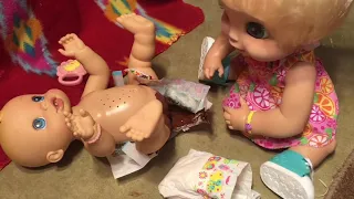 Baby Alive Brooke Has A P00P EXPLOSION! Big Sister Changes Her Diaper!