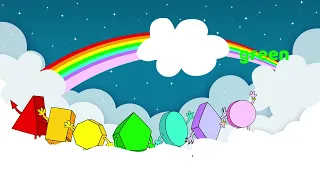 The Rainbow Song- colours and shapes for babies, toddlers & preschoolers. Sing along together