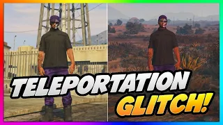 GTA 5 Online: TELEPORTATION GLITCH!!! - How To Teleport ANYWHERE SOLO 1.57 *NEW* (GTA 5 Glitches)