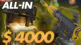 INSANE  M4A1-S Knight PULL on Clash.gg *$4000+ BATTLE*  | ADDICTED