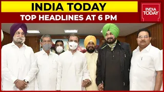 Top Headlines At 6 PM | Gandhis Wont Appease Navjot Singh Sidhu? | September 29, 2021