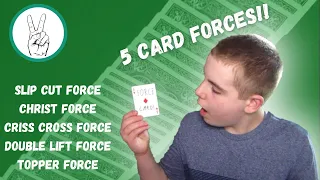 5 AMAZING Ways To Force a Card! - MAGIC TUTORIAL