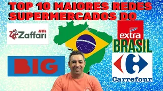 Português reage a Top 10 Maiores redes de supermercados do Brasil 2022