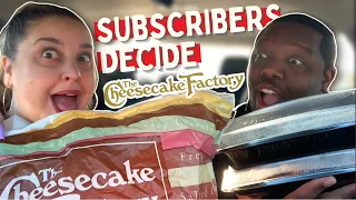Trying Our Subscribers Favorite Foods From Cheesecake Factory