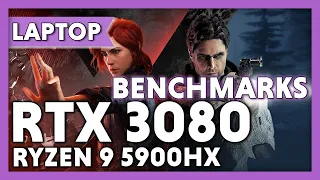 ROG SCAR 15 Benchmark RTX 3080 Ryzen 9 5900HX 1440p | 60fps